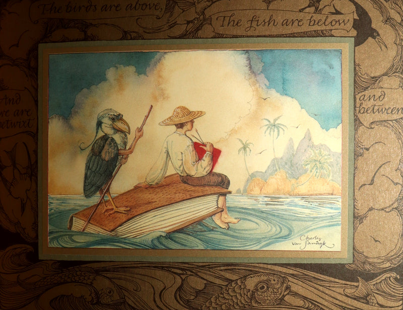 2005 Charles van Sandwyk First Edition - Sketches from the Dream Island of Birds