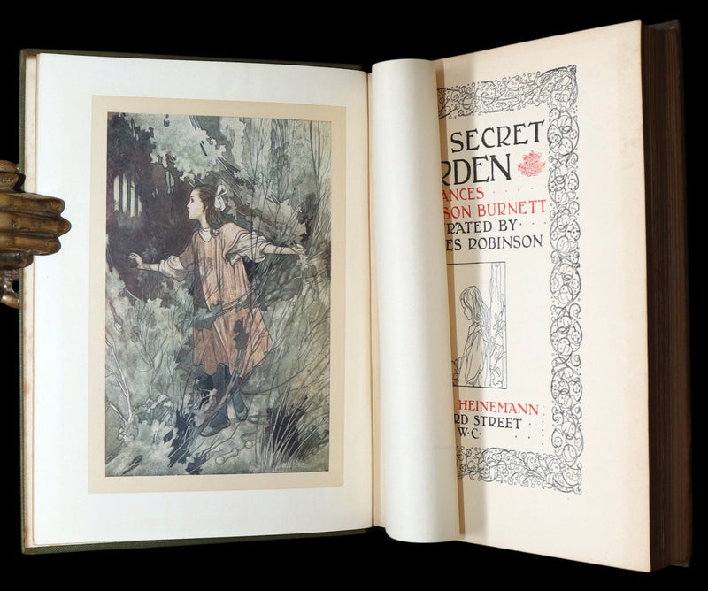 1914 Rare Book - The Secret Garden by Frances H. Burnett and Charles Robinson