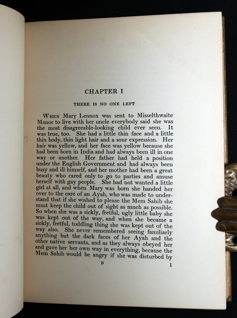1914 Rare Book - The Secret Garden by Frances H. Burnett and Charles Robinson