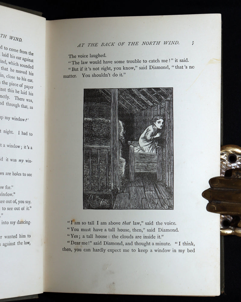 1890 Rare Book - At the Back of the North Wind: Eleanor Farjeon’s Childhood Copy