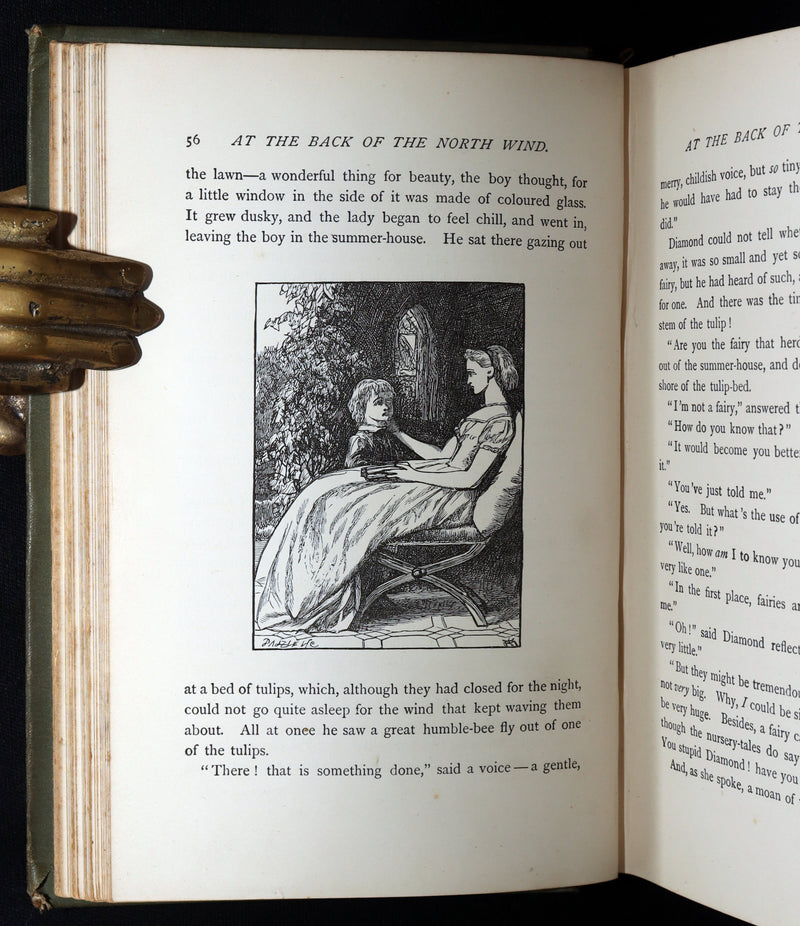 1890 Rare Book - At the Back of the North Wind: Eleanor Farjeon’s Childhood Copy