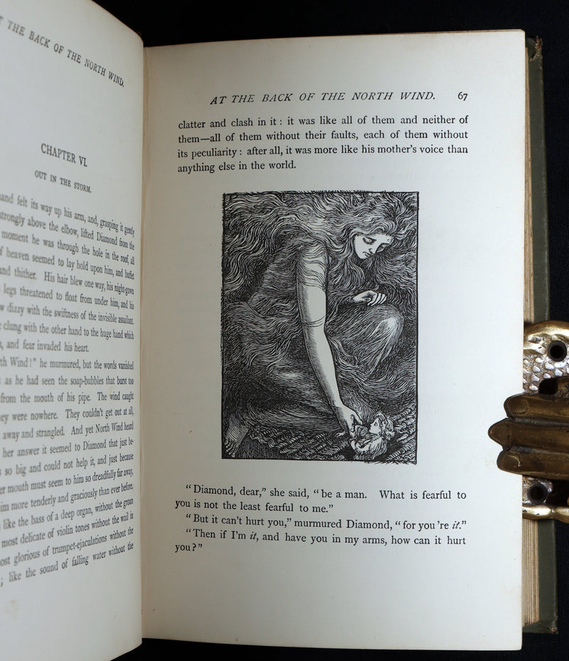 1890 Rare Book - At the Back of the North Wind: Eleanor Farjeon’s Childhood Copy