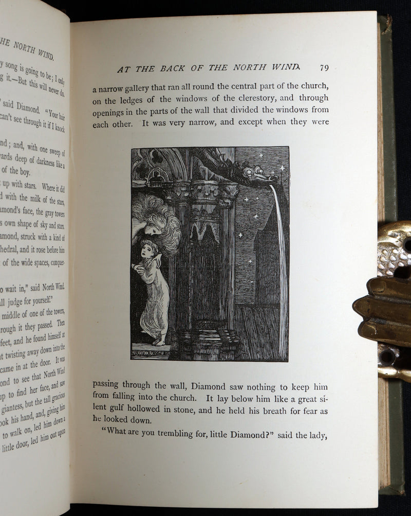 1890 Rare Book - At the Back of the North Wind: Eleanor Farjeon’s Childhood Copy