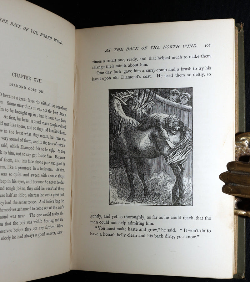 1890 Rare Book - At the Back of the North Wind: Eleanor Farjeon’s Childhood Copy