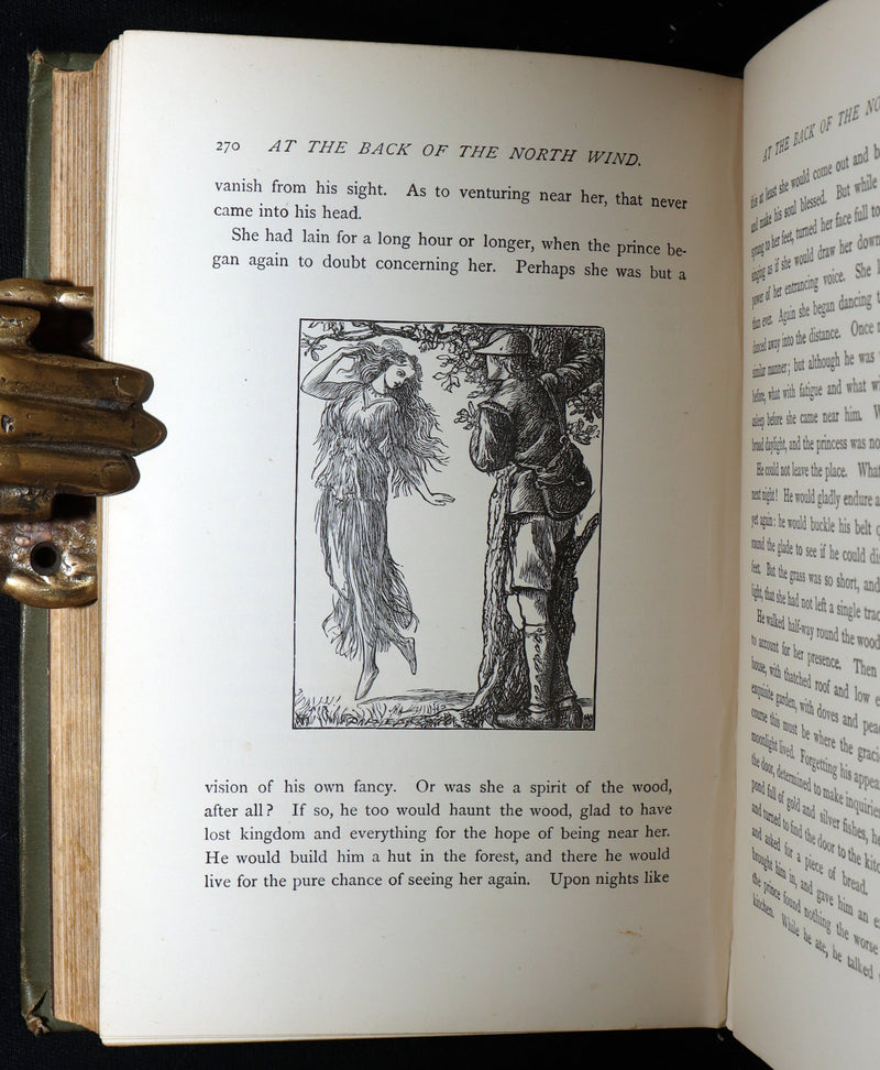 1890 Rare Book - At the Back of the North Wind: Eleanor Farjeon’s Childhood Copy