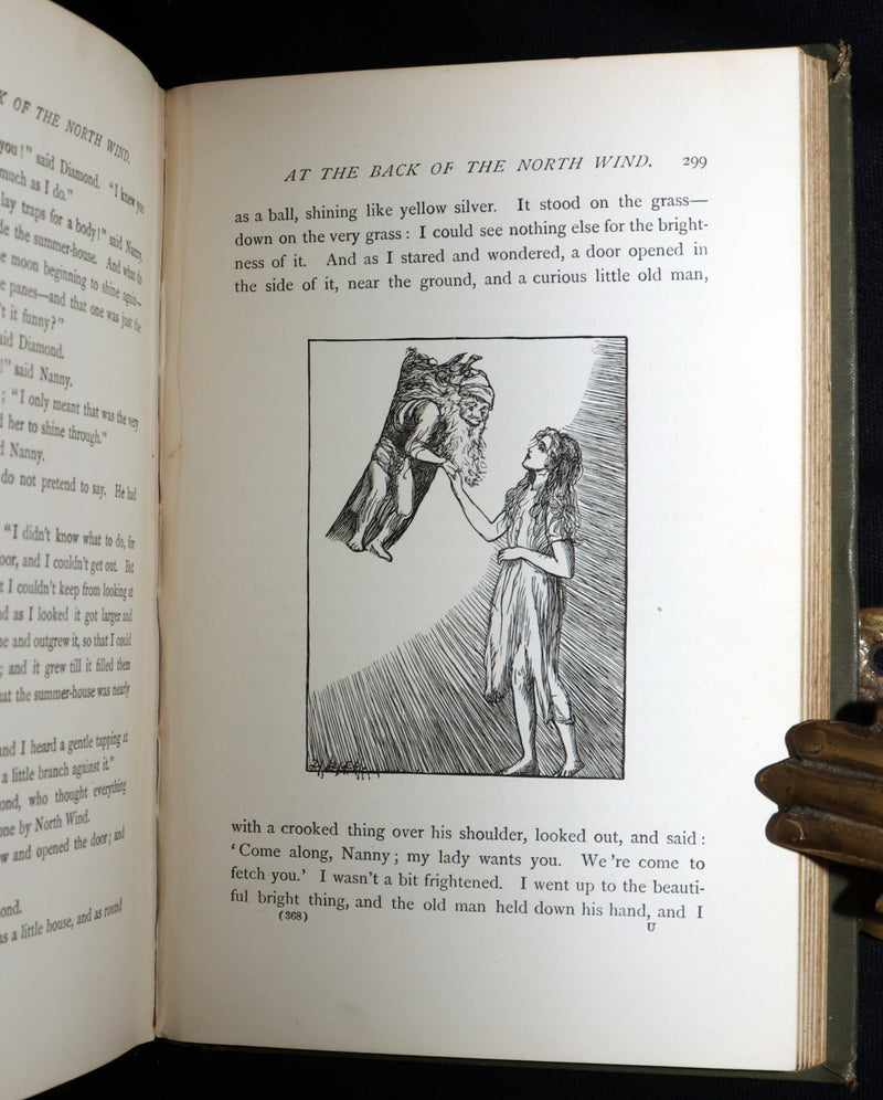 1890 Rare Book - At the Back of the North Wind: Eleanor Farjeon’s Childhood Copy