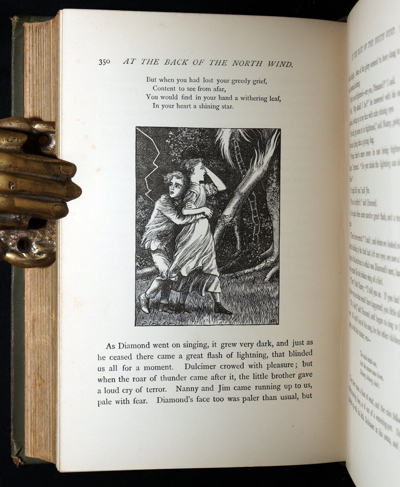 1890 Rare Book - At the Back of the North Wind: Eleanor Farjeon’s Childhood Copy