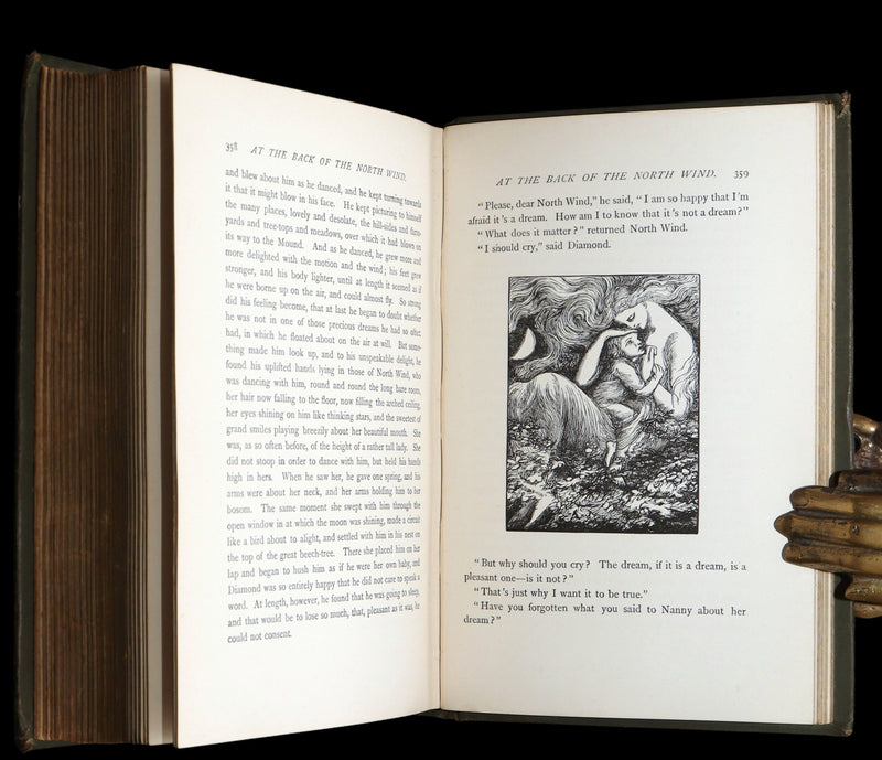 1890 Rare Book - At the Back of the North Wind: Eleanor Farjeon’s Childhood Copy