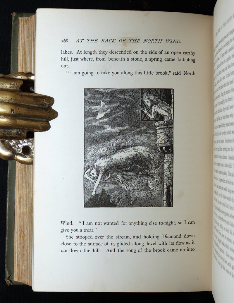 1890 Rare Book - At the Back of the North Wind: Eleanor Farjeon’s Childhood Copy