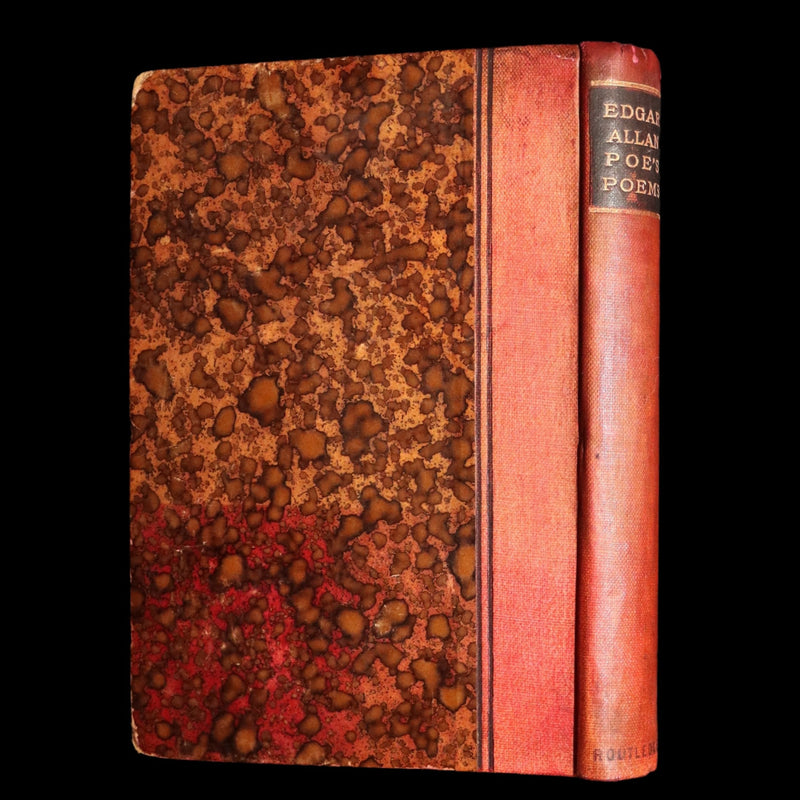 1887 Rare Book - Poems by Edgar Allan Poe, The Raven, Lenore, Ulalume