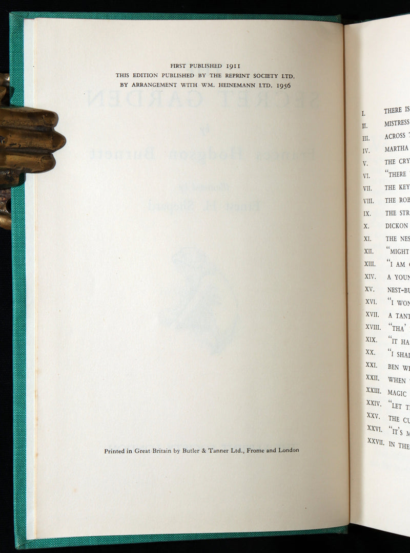 1956 First Illustrated Edition by Shepard - The Secret Garden by F.H. Burnett