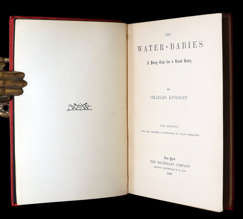 1900 Rare Book - The Water-Babies, A Fairy Tale for a Land-Baby, Illustrated