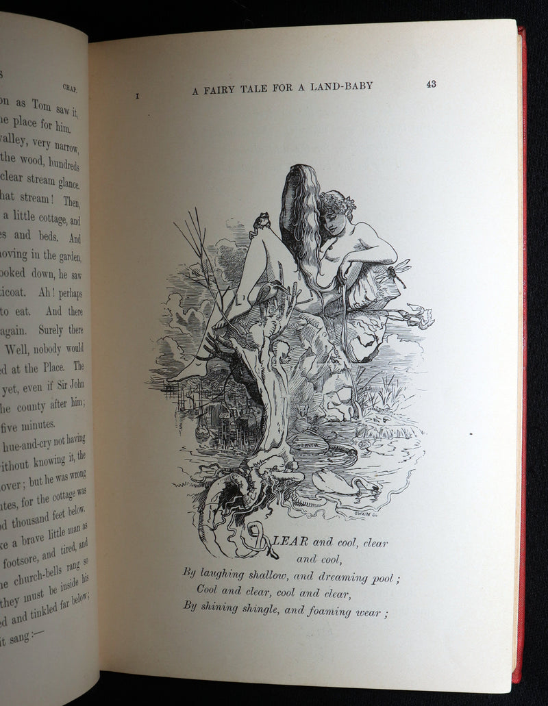 1900 Rare Book - The Water-Babies, A Fairy Tale for a Land-Baby, Illustrated