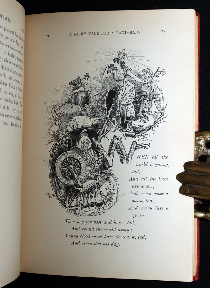1900 Rare Book - The Water-Babies, A Fairy Tale for a Land-Baby, Illustrated