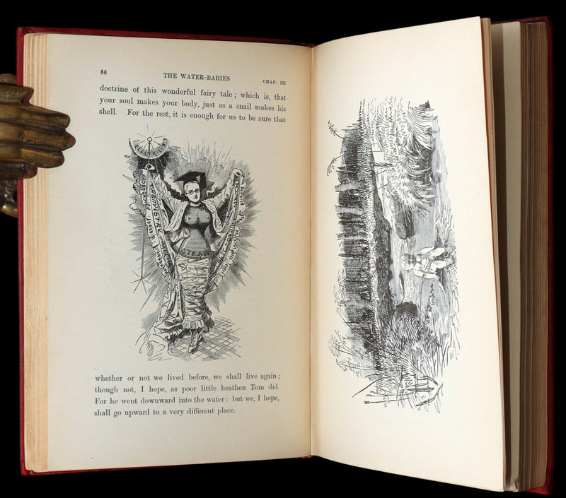 1900 Rare Book - The Water-Babies, A Fairy Tale for a Land-Baby, Illustrated