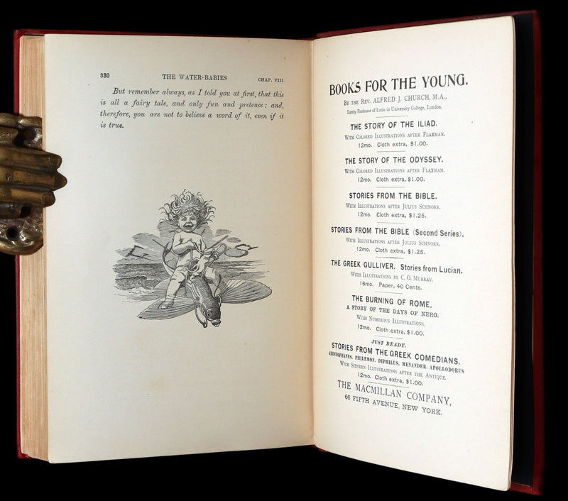 1900 Rare Book - The Water-Babies, A Fairy Tale for a Land-Baby, Illustrated