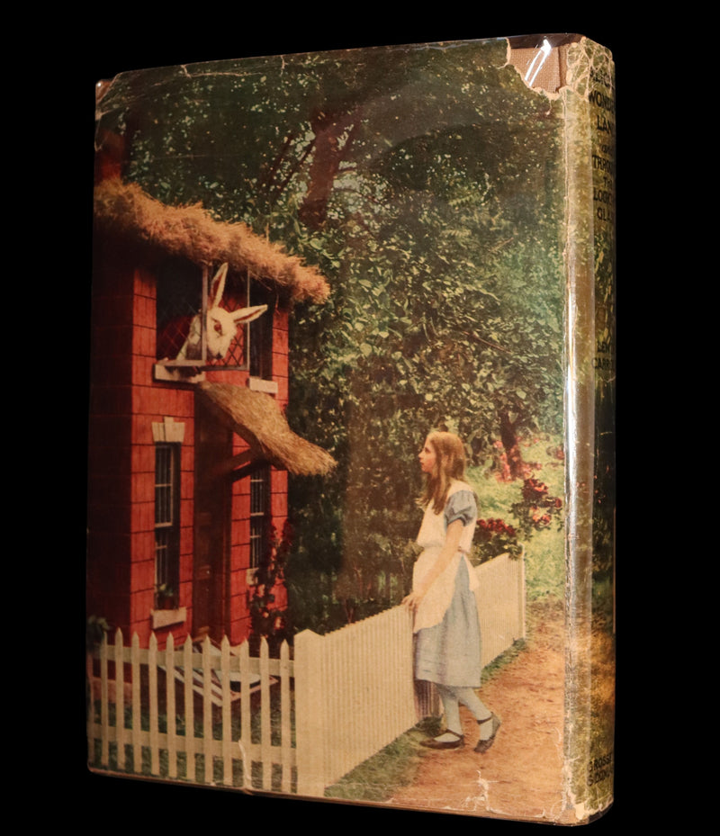 1914 Scarce in Dust Jacket - Alice in Wonderland & Looking-Glass, Photoplay