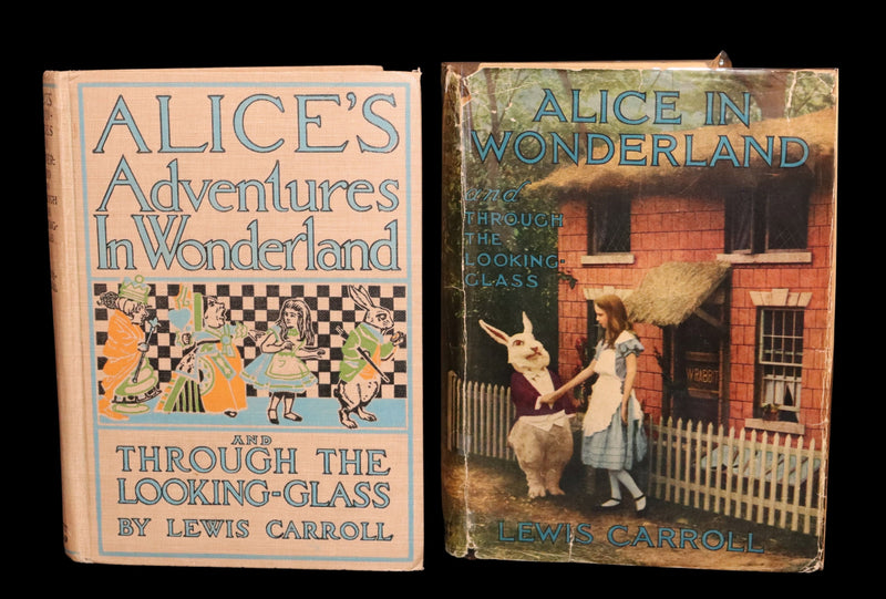 1914 Scarce in Dust Jacket - Alice in Wonderland & Looking-Glass, Photoplay
