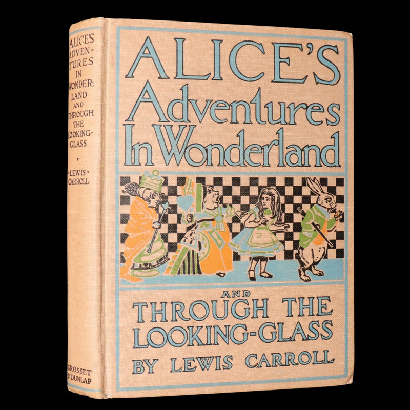 1914 Scarce in Dust Jacket - Alice in Wonderland & Looking-Glass, Photoplay
