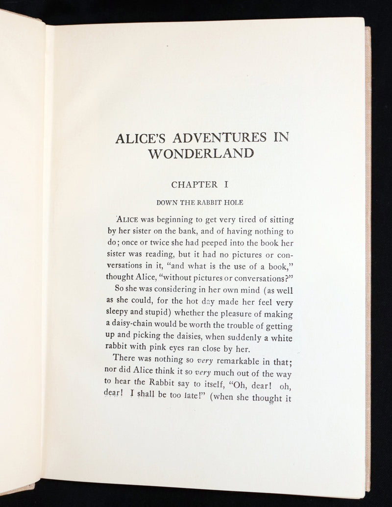 1914 Scarce in Dust Jacket - Alice in Wonderland & Looking-Glass, Photoplay