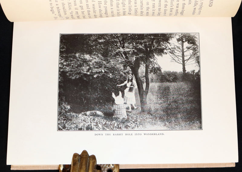 1914 Scarce in Dust Jacket - Alice in Wonderland & Looking-Glass, Photoplay