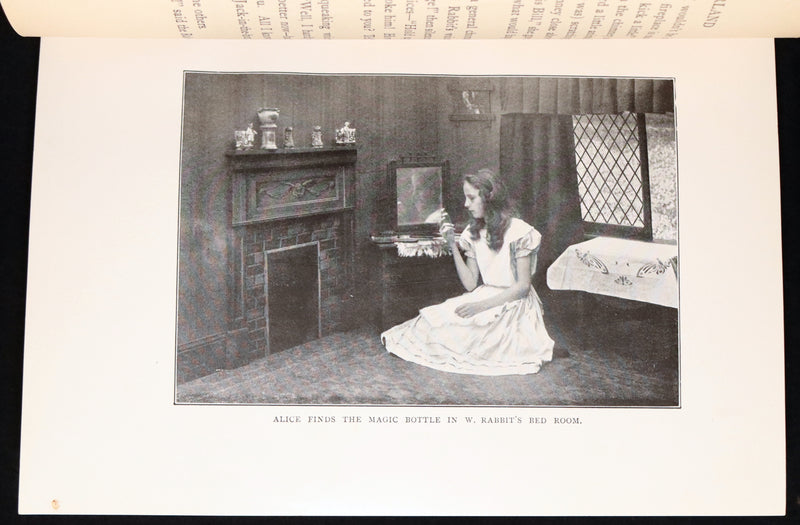 1914 Scarce in Dust Jacket - Alice in Wonderland & Looking-Glass, Photoplay
