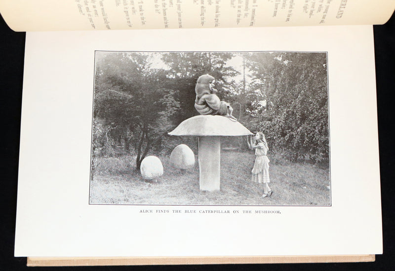 1914 Scarce in Dust Jacket - Alice in Wonderland & Looking-Glass, Photoplay