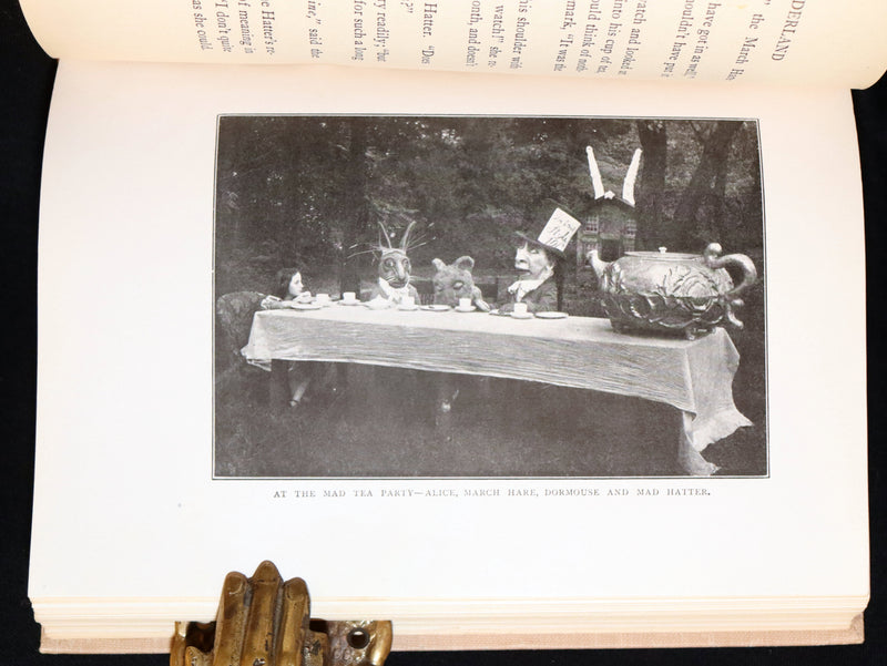 1914 Scarce in Dust Jacket - Alice in Wonderland & Looking-Glass, Photoplay