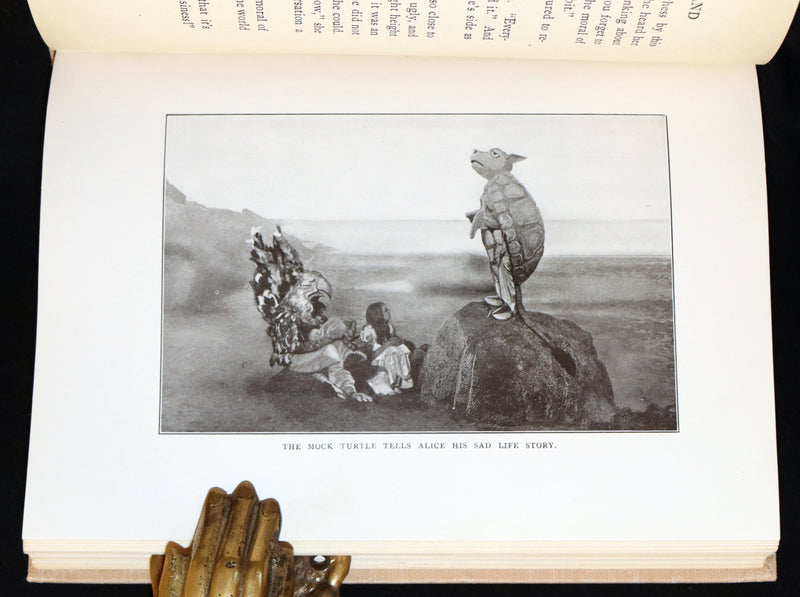 1914 Scarce in Dust Jacket - Alice in Wonderland & Looking-Glass, Photoplay