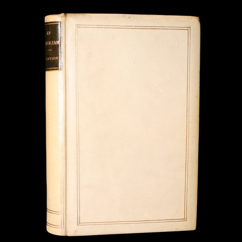 1869 Rare Elegant Vellum Edition - In Memoriam by Alfred, Lord Tennyson