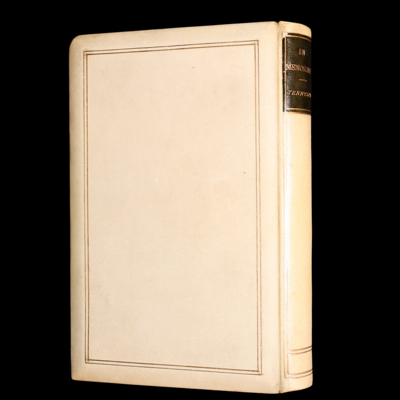 1869 Rare Elegant Vellum Edition - In Memoriam by Alfred, Lord Tennyson