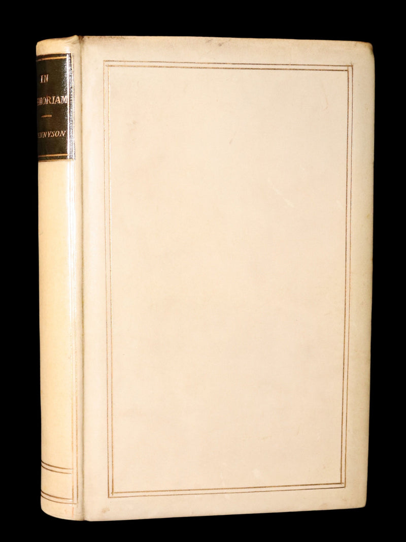 1869 Rare Elegant Vellum Edition - In Memoriam by Alfred, Lord Tennyson
