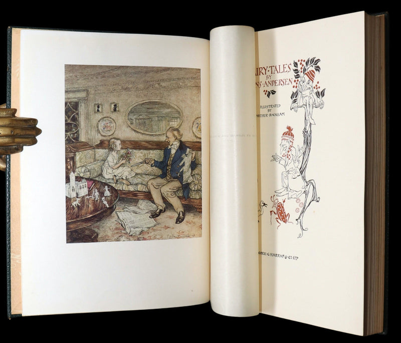 1932 First De Luxe Edition - Andersen Fairy Tales illustrated by Arthur Rackham