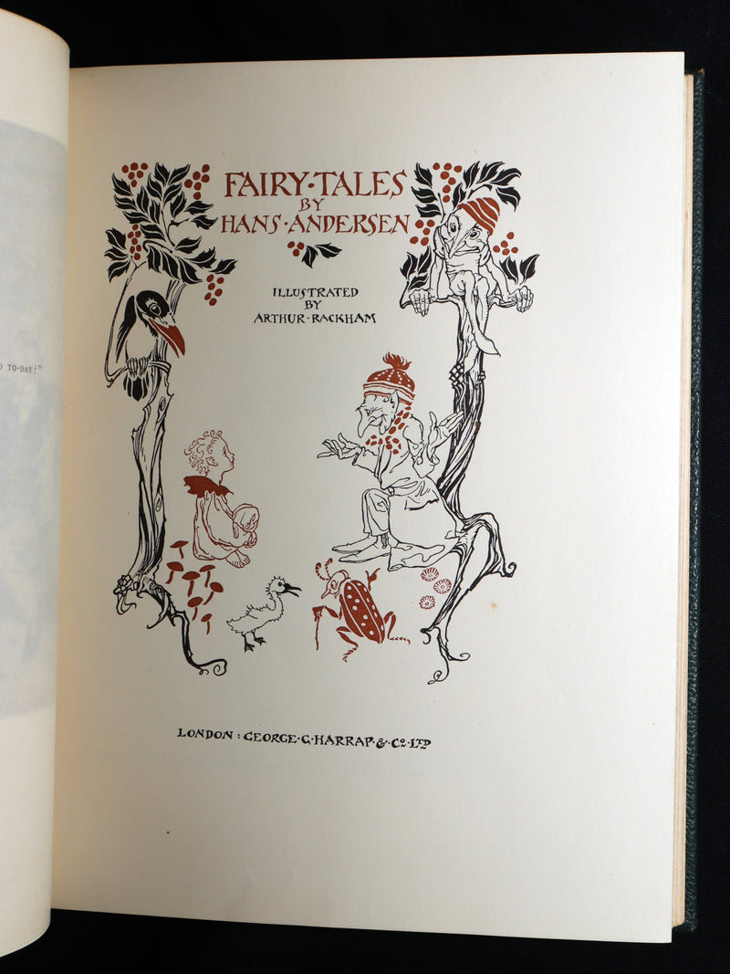 1932 First De Luxe Edition - Andersen Fairy Tales illustrated by Arthur Rackham