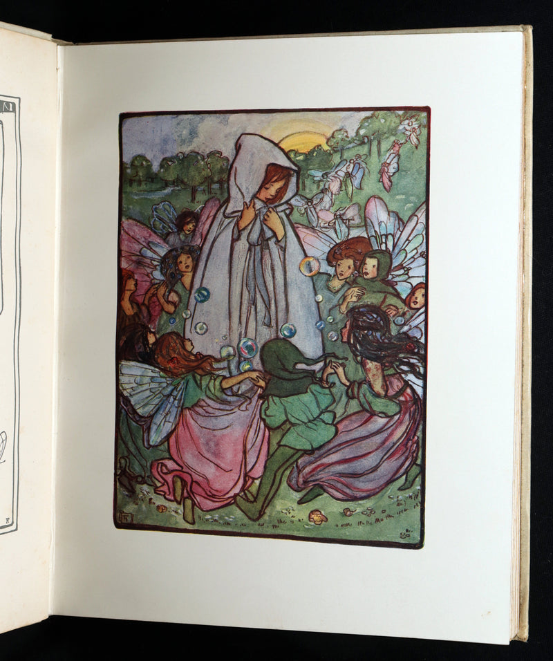 1908 Rare First Edition - In the Fairy Ring Illustrated by Florence Harrison