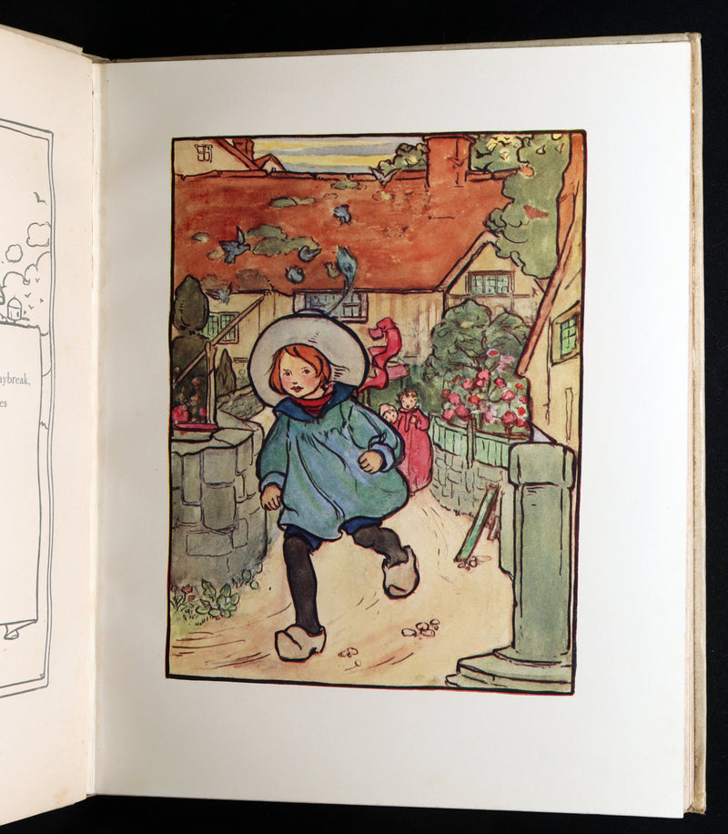 1908 Rare First Edition - In the Fairy Ring Illustrated by Florence Harrison