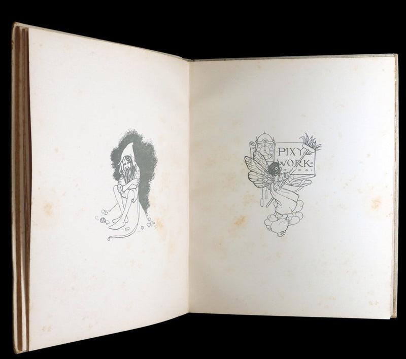 1908 Rare First Edition - In the Fairy Ring Illustrated by Florence Harrison