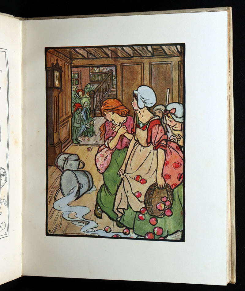 1908 Rare First Edition - In the Fairy Ring Illustrated by Florence Harrison