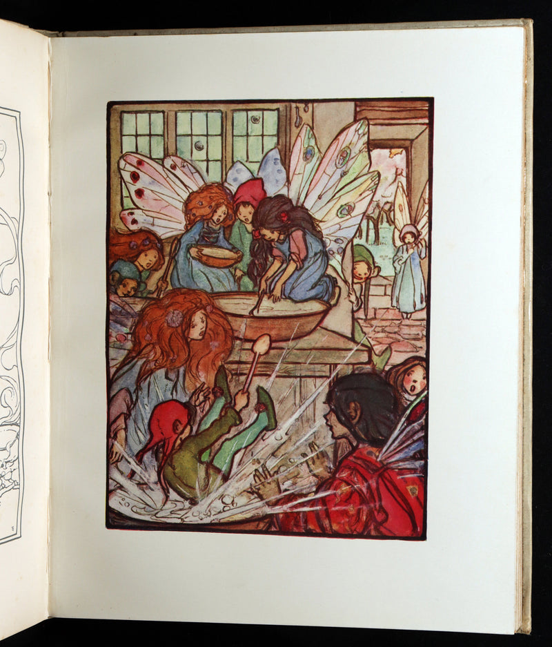 1908 Rare First Edition - In the Fairy Ring Illustrated by Florence Harrison