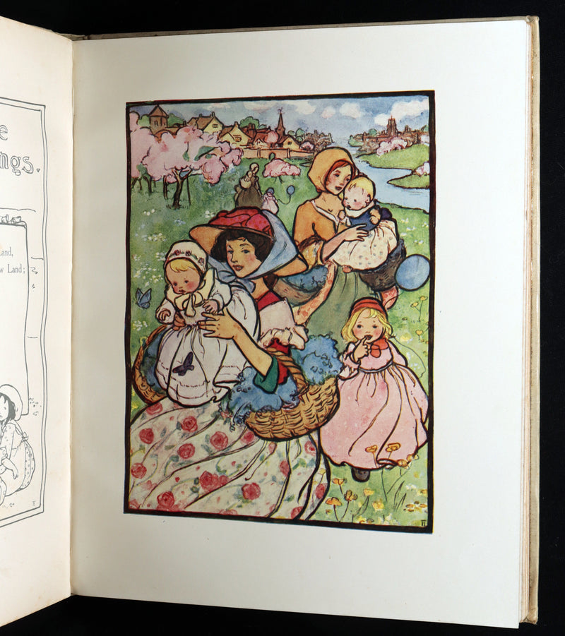 1908 Rare First Edition - In the Fairy Ring Illustrated by Florence Harrison