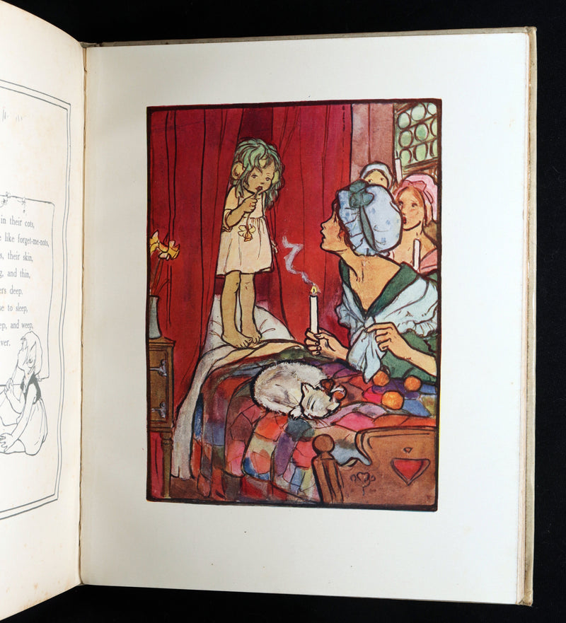 1908 Rare First Edition - In the Fairy Ring Illustrated by Florence Harrison