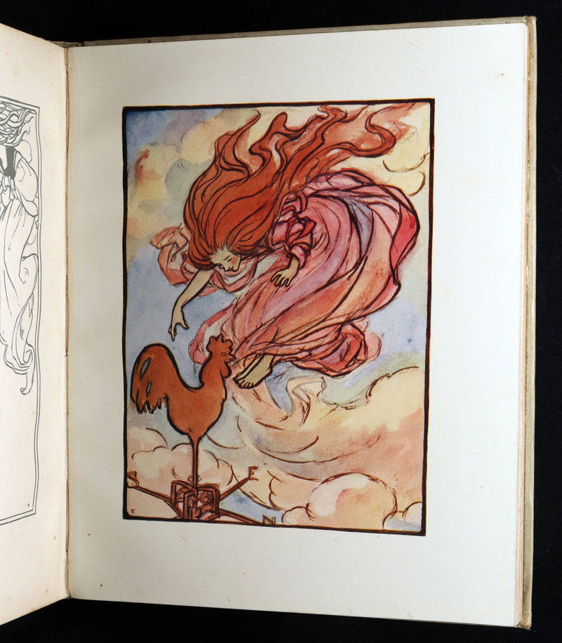 1908 Rare First Edition - In the Fairy Ring Illustrated by Florence Harrison