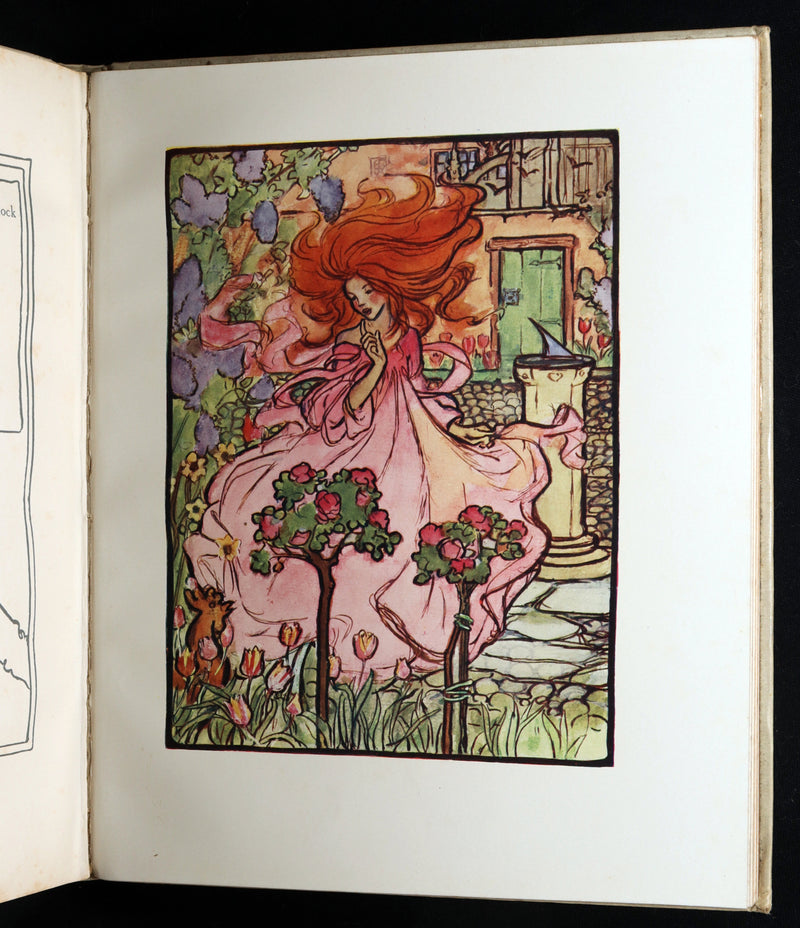 1908 Rare First Edition - In the Fairy Ring Illustrated by Florence Harrison
