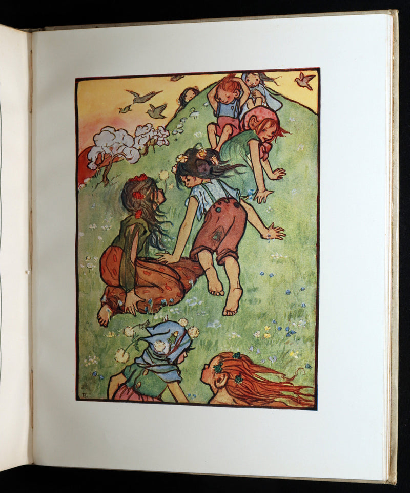 1908 Rare First Edition - In the Fairy Ring Illustrated by Florence Harrison