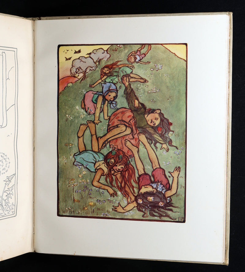 1908 Rare First Edition - In the Fairy Ring Illustrated by Florence Harrison
