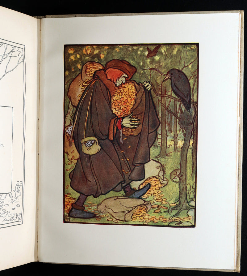 1908 Rare First Edition - In the Fairy Ring Illustrated by Florence Harrison