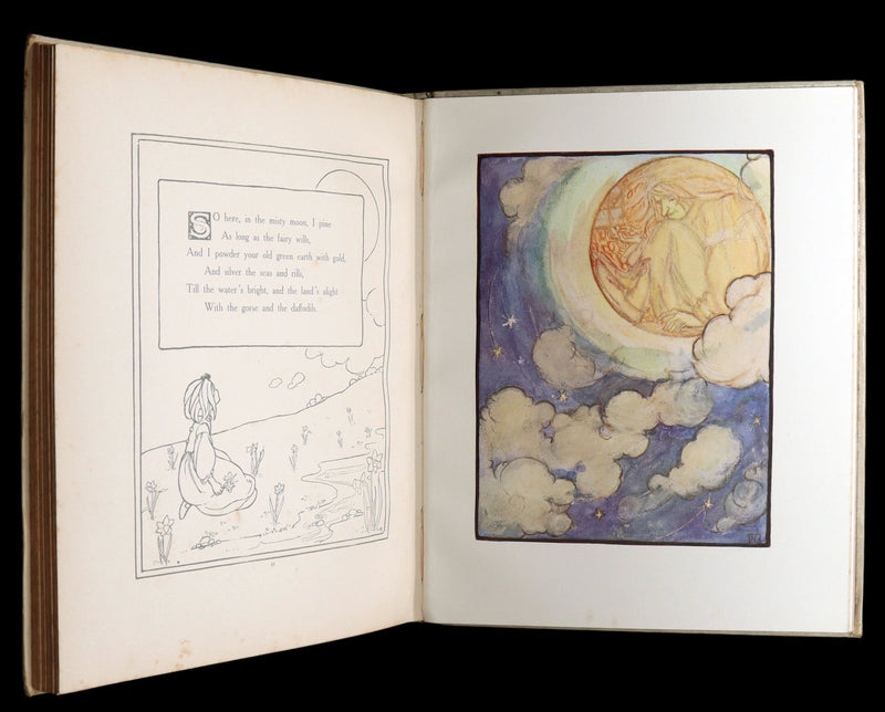 1908 Rare First Edition - In the Fairy Ring Illustrated by Florence Harrison
