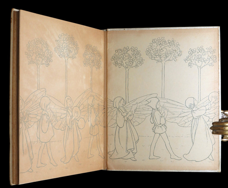 1908 Rare First Edition - In the Fairy Ring Illustrated by Florence Harrison