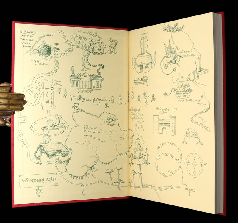 2019 Signed First Edition - Alice in Wonderland, Charles van Sandwyk Illustrator