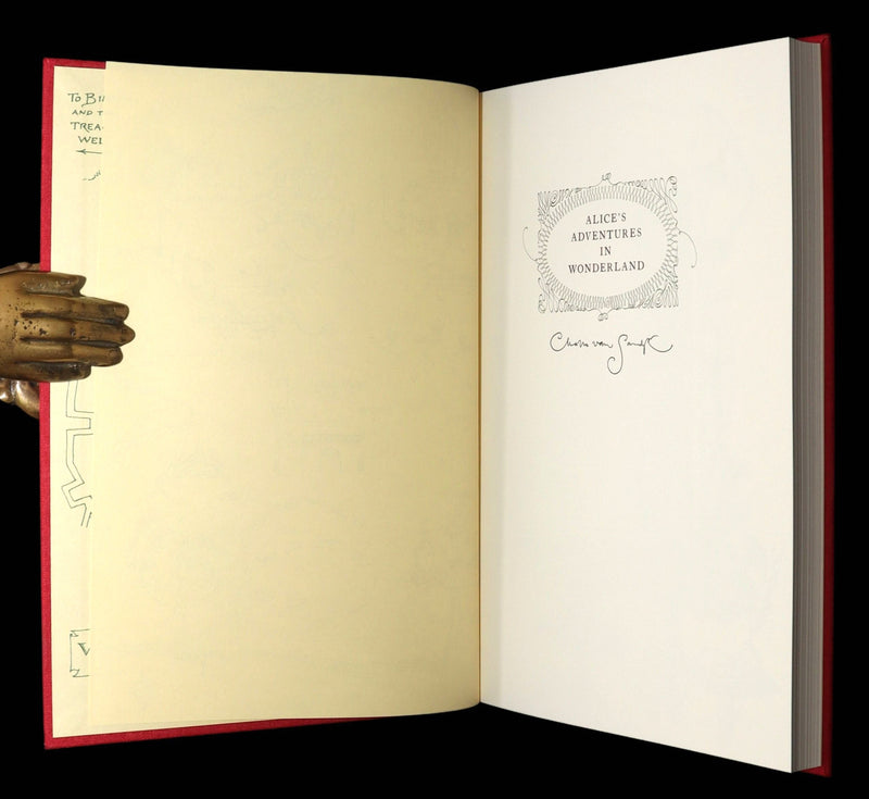 2019 Signed First Edition - Alice in Wonderland, Charles van Sandwyk Illustrator